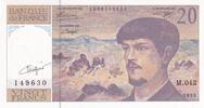 France 20 francs 20 Francs - Debussy - Signé Vigier - 1993 - Série M.042 - F.66BIS.05 -