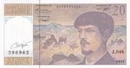 France 20 francs 20 Francs - Debussy - Signé Vigier - 1993 - Série J.046 - F.66BIS.05 -