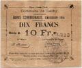 France 10 francs 10 Francs Dechy Commune - 1914 -