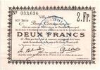 France 2 francs 2 Francs Douai Commune - 1914 -