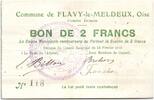 France 2 francs 2 Francs Flavy-Le-Meldeux Commune -