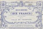 France 10 francs 10 Francs Fourmies Ville -
