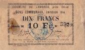 France 10 f 10 F Lambres -