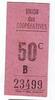 France  50 Centimes Paris Union des coopératives SUP