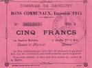 France 1915 5 F Drocourt TB