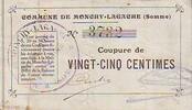 Frankreich 25 cent. Monchy-Lagache 25 centimes  IV / S