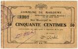 France 50 centimes 50 Centimes Maissemy Commune - N1307 - 1915 -