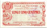 France 25 centimes 25 Centimes Mayenne Ville - 1917 -