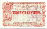 France 50 centimes 50 Centimes Mayenne Ville - 1917 -