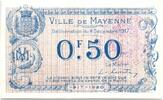 France 50 centimes 50 Centimes Mayenne Ville - 1917 -
