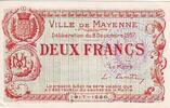 France 2 francs 2 Francs Mayenne Ville - 1917 -