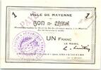 France 1 franc 1 Franc Mayenne Ville -