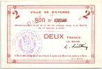 France 2 francs 2 Francs Mayenne Ville -