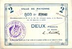France 2 francs 2 Francs Mayenne Ville -
