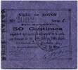 France 50 centimes 50 Centimes Noyon Ville - 1915 -