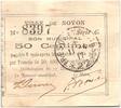 France 50 centimes 50 Centimes Noyon Ville - 1915 -