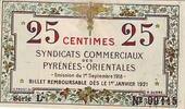 France 25 centimes 25 Centimes Pyrénées Orientales -