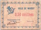 France 50 centimes 50 Centimes Wassy Ville - 1916 -