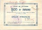 France 2 francs 2 Francs Mayenne Ville -