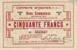 France  50 F Oignies 2 trous SUP
