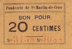France 20 centimes 20 Centimes Saint-Martin-de-Crau Poudrerie -