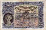 Suisse 100 f 100 Francs 1927 - Tête de Femme, Paysan -