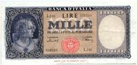 Italie 1000 lire 1000 Lire 1949 - Italie ornée de perles -