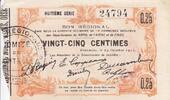 France 25 centimes 25 Centimes Fourmies Commune - 1915 -