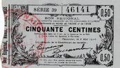 France 50 centimes 50 Centimes Fourmies - 08/05/1916 -