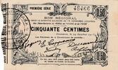France 50 centimes 50 Centimes Fourmies - Première série - 08/05/1916 -