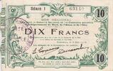 France 08/05/1916 10 Francs Fourmies Commune - 1916 TTB