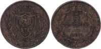 Sardaigne 5 centesimi 5 Centesimi Armoiries - 1826 -