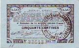 France 50 centimes 50 Centimes 70 communes -