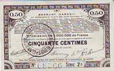 France 50 centimes 50 Centimes 70 communes -