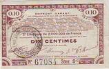 France 10 centimes 10 Centimes 70 communes -