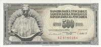 Yougoslavie 500 dinara 500 Dinara - Nikola Tesla - 1981 -