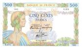 France 500 francs 500 Francs La Paix - 20-06-1940 - Y.571 -