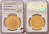 Austria 100 Kronen 1924 Republic, Vienna mint NGC PR64 Cameo