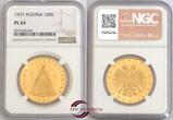 Austria 100 Schilling 1937 Republic NGC PL63