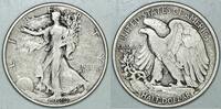 USA Walking Liberty Half Dollar; Nice VF -
