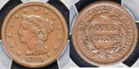 USA 1844/81 Braided Hair Large Cent PCGS F-12 214,71 EUR  + 51,52 EUR frais d'envoi