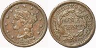 One Cent Large Cent Tall Date Braided Hair  VF-XF  178,62 EUR  + 17,85 EUR frais d'envoi