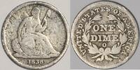 Dimes, Dimes Dime No Stars Seated Liberty ; VG-; Not Perfect, But Not Bad!  107,17 EUR  + 17,85 EUR frais d'envoi