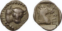 Thessaly, Pharkadon AR obol c. 460 BC Bull's head and neck, facing/Horse... 650,00 EUR520,00 EUR  + 25,00 EUR frais d'envoi