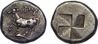 Thrace, Byzantion AR drachm c. 340-320 BC Bull standing left on dolphin/... 250,00 EUR200,00 EUR  + 15,00 EUR frais d'envoi