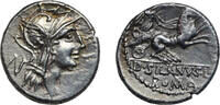 Roman Republic AR denarius 91 BC D. Junius Silanus, Roma right/Victory d... 245,00 EUR  + 15,00 EUR frais d'envoi