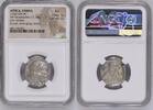 ATTICA, ATHENS  AR Tetradrachm c.440-404 BC NGC AU Strike: 5/5 Surface: 5/5