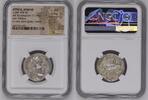 ATTICA, ATHENS  AR Tetradrachm c.440-404 BC NGC AU Strike: 5/5 Surface: 5/5