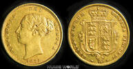 GB 1/2 Sovereign 1877 Victoria 1837-1901, Shield Type, 3,97 g/917 Gold, ... 836,85 EUR  + 23,00 EUR frais d'envoi