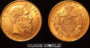 Belgien 1875 Belgien, 20 Francs, 1875, Leopold II. 1865 - 1909, Franz&ouml;si... 1117,00 EUR  + 32,00 EUR frais d'envoi